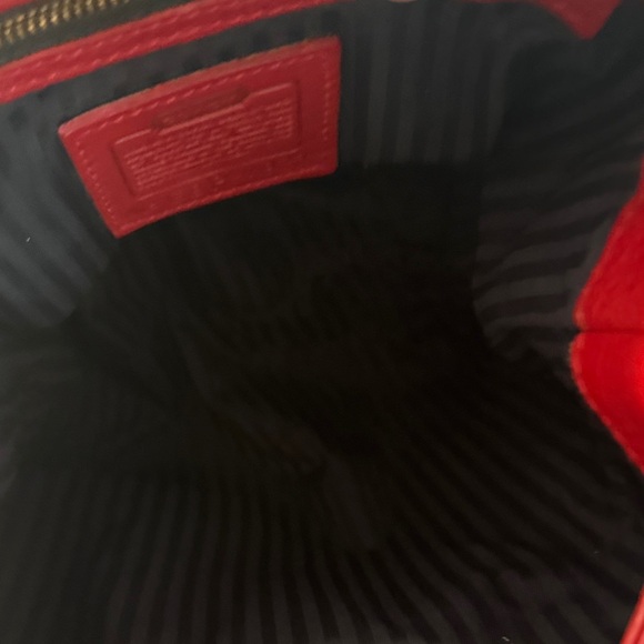 Coach Sonoma Red Leather Crossbody / Convertible  Bag - Picture 6 of 8
